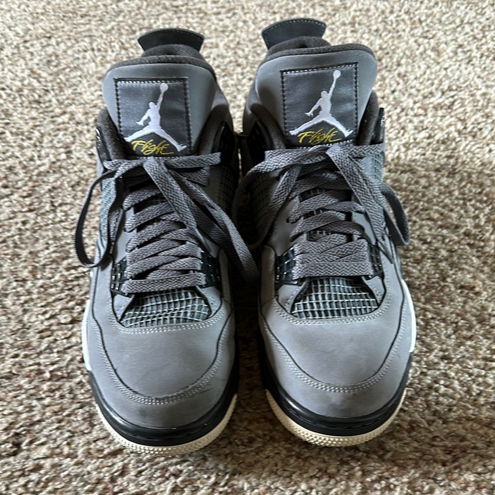 Jordan Gray High-Top Sneakers with Jumpman Logo